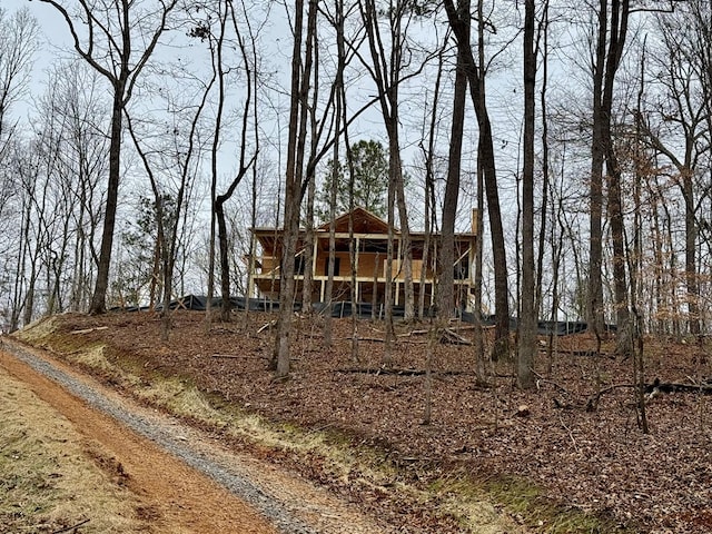 view of back of property