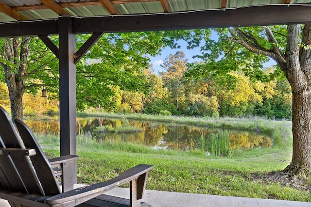 1667 S Old Federal Rd, Chatsworth, GA 30705 - view of patio featuring a water view