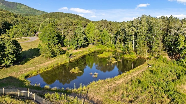 1667 S Old Federal Rd, Chatsworth, GA 30705 - drone / aerial view of a forest and a water and mountain view