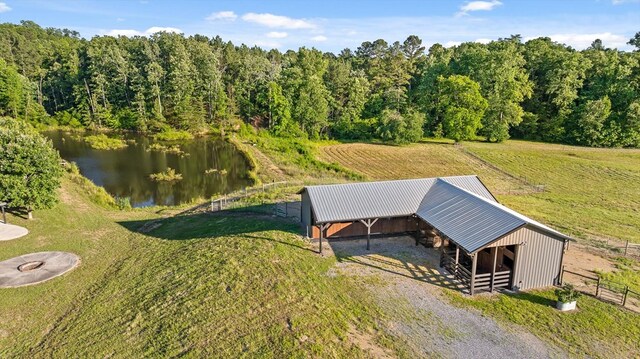 1667 S Old Federal Rd, Chatsworth, GA 30705 - view from above of property featuring a nearby body of water and a forest