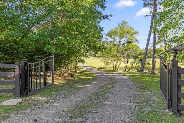 1667 S Old Federal Rd, Chatsworth, GA 30705 - view of street featuring a gate and a gated entry