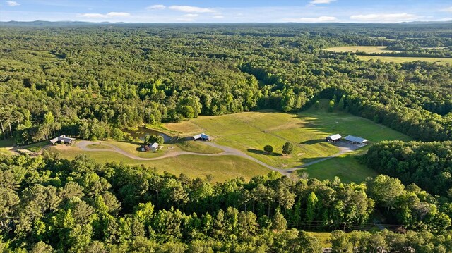 1667 S Old Federal Rd, Chatsworth, GA 30705 - aerial view of property's location with a heavily wooded area