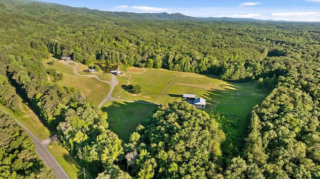 1667 S Old Federal Rd, Chatsworth, GA 30705 - aerial view of property and surrounding area featuring a forest