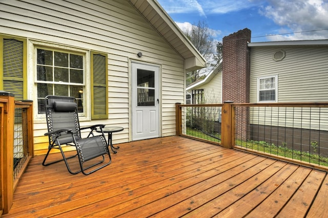 26 Hillcrest Dr, Mccaysville, GA 30555 - view of wooden terrace