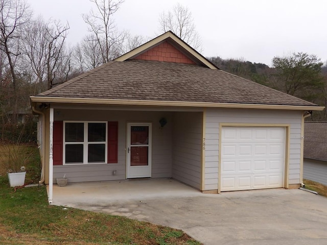 view of ranch-style home