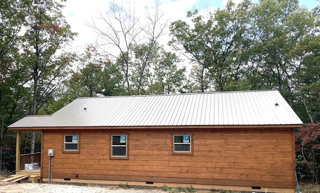 view of home's exterior