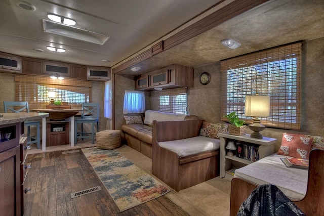 4011 Murphy Hwy, Mineral Bluff, GA 30559 - living room with wood finished floors