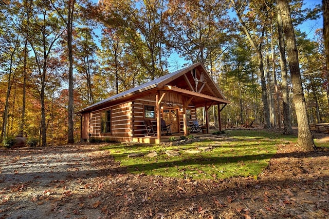 4011 Murphy Hwy, Mineral Bluff, GA 30559 - view of outbuilding featuring covered porch
