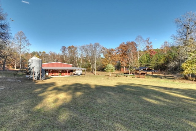 4011 Murphy Hwy, Mineral Bluff, GA 30559 - view of green lawn featuring an outbuilding and an outdoor structure
