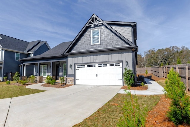 view of craftsman inspired home