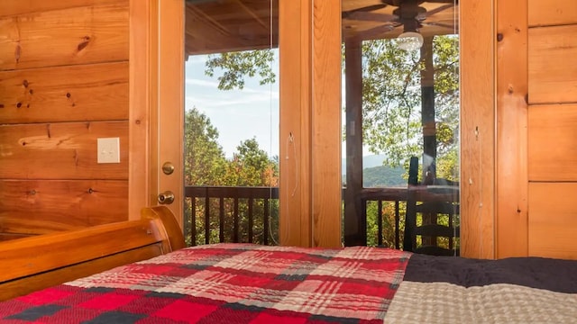 587 Lower Prince Mountain Rd, Cherry Log, GA 30522 - bedroom featuring access to exterior