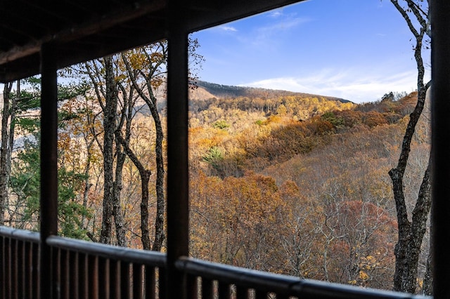 view of mountain feature