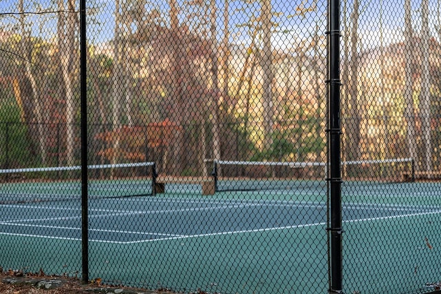 view of sport court