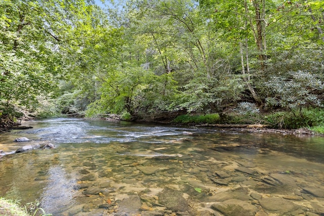 view of water feature