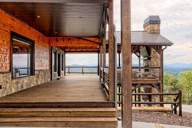 dock area with a wooden deck