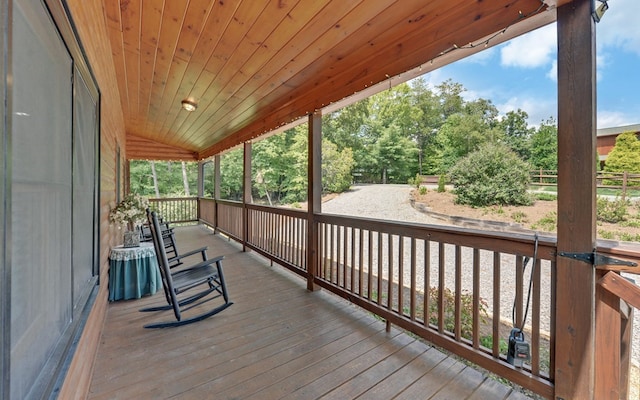 166 Dallas Ln, Blue Ridge, GA 30513 - view of deck