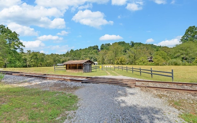 166 Dallas Ln, Blue Ridge, GA 30513 - view of road with a rural view and a forest view