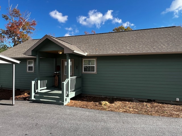 view of front of house