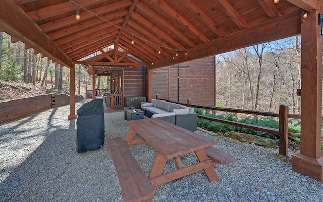 view of patio / terrace featuring outdoor lounge area