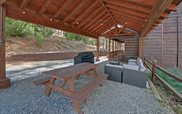 view of patio / terrace featuring area for grilling