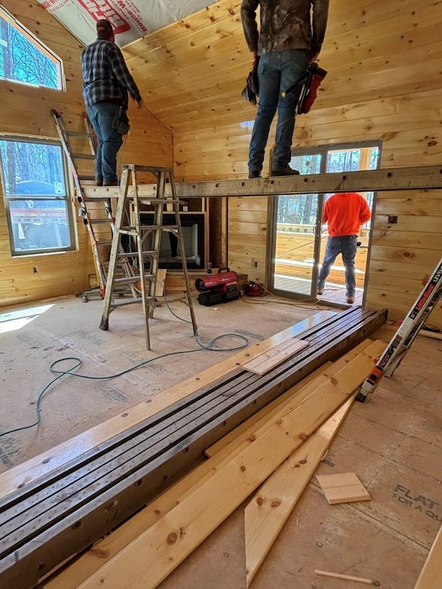 151 Martins Creek Ridge Rd, Murphy, NC 28906 - detailed view of wood walls
