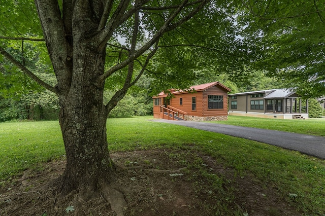 93 Lazy Bear Trl, Andrews, NC 28901 - view of front of property with a front lawn