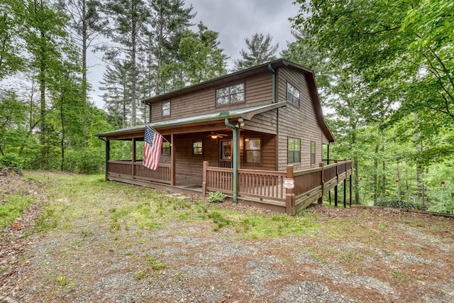 view of rear view of property