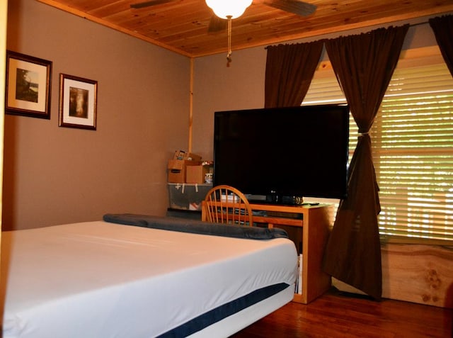 115 Black Oak Ridge Rd, Blue Ridge, GA 30513 - bedroom featuring wood finished floors and wood ceiling
