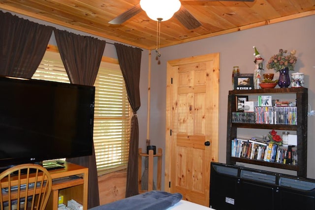 115 Black Oak Ridge Rd, Blue Ridge, GA 30513 - bedroom featuring wooden ceiling