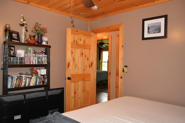 115 Black Oak Ridge Rd, Blue Ridge, GA 30513 - bedroom with wood ceiling