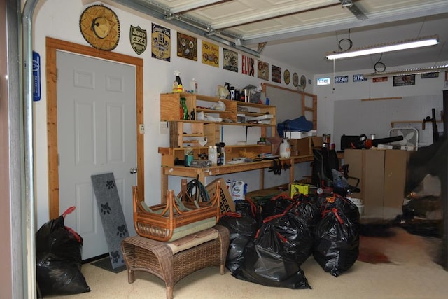 115 Black Oak Ridge Rd, Blue Ridge, GA 30513 - garage featuring a workshop area