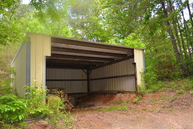 115 Black Oak Ridge Rd, Blue Ridge, GA 30513 - view of pole building featuring a detached carport