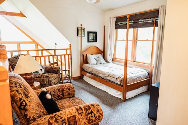 bedroom featuring carpet flooring