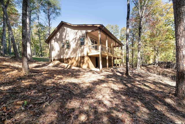 view of rear view of house