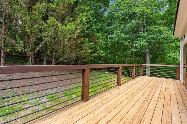 109 Lakeview Ct, Ellijay, GA 30540 - view of wooden terrace