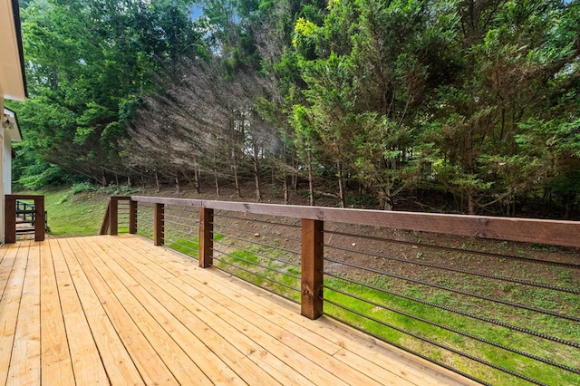 109 Lakeview Ct, Ellijay, GA 30540 - view of wooden terrace