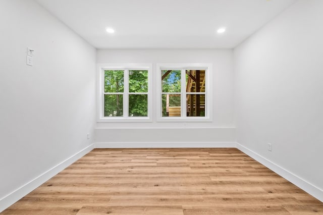 109 Lakeview Ct, Ellijay, GA 30540 - unfurnished room featuring recessed lighting and light wood-style flooring