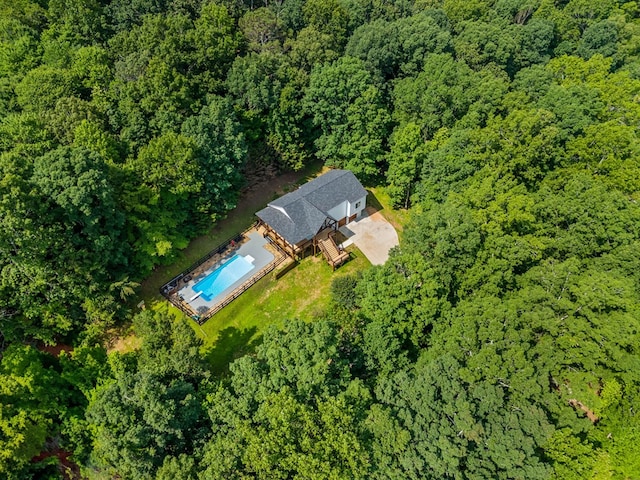 109 Lakeview Ct, Ellijay, GA 30540 - drone / aerial view of a heavily wooded area