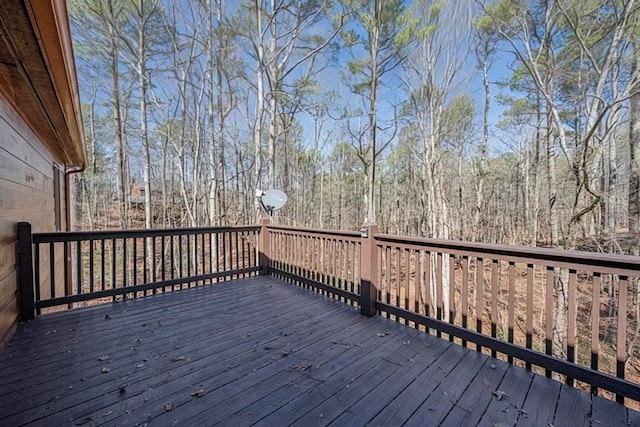 view of deck