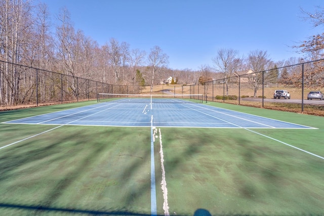 view of sport court with community basketball court and fence