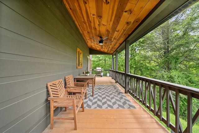 149 Happy Hollow Ln, Mineral Bluff, GA 30559 - view of wooden deck