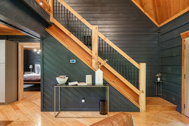 149 Happy Hollow Ln, Mineral Bluff, GA 30559 - detailed view of wood finished floors and wooden walls