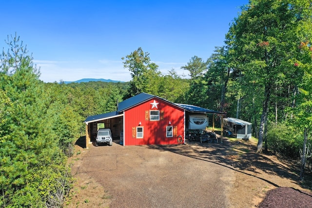 view of outbuilding