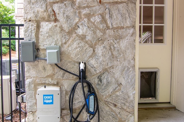 details with stone siding