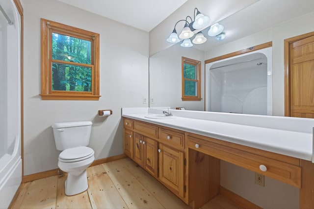 776 Mountain Oak Rd, Ellijay, GA 30536 - full bath with vanity and wood finished floors