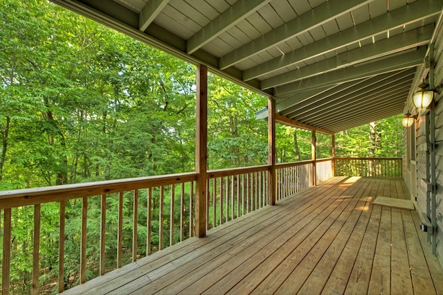 776 Mountain Oak Rd, Ellijay, GA 30536 - view of wooden terrace
