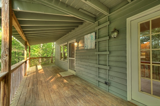 776 Mountain Oak Rd, Ellijay, GA 30536 - view of wooden deck