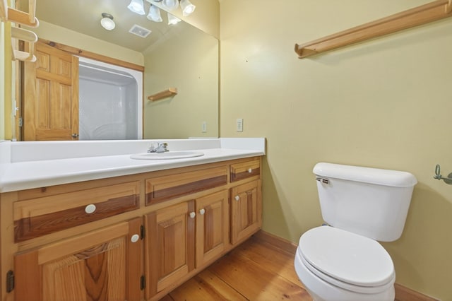 776 Mountain Oak Rd, Ellijay, GA 30536 - bathroom with vanity and wood finished floors