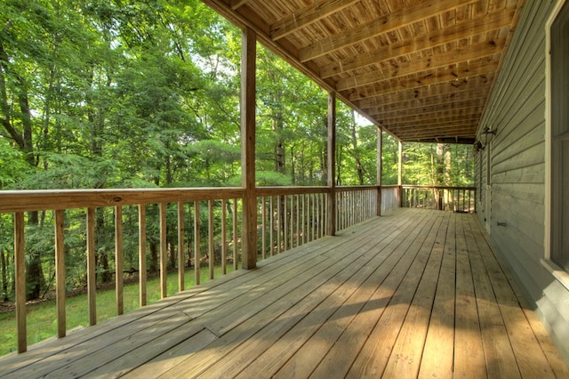776 Mountain Oak Rd, Ellijay, GA 30536 - view of wooden deck