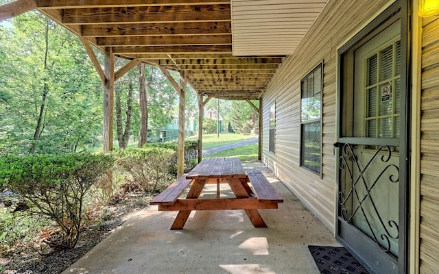 view of patio